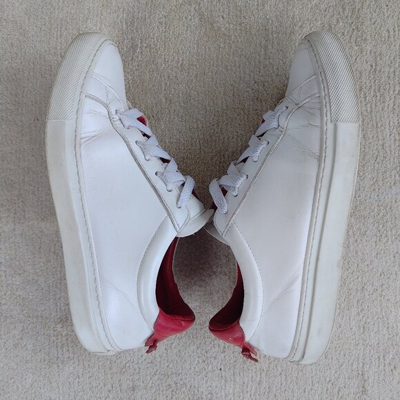 Givenchy White Leather Sneakers Color-block Red Gold Basics Common Projects - Picture 6 of 6